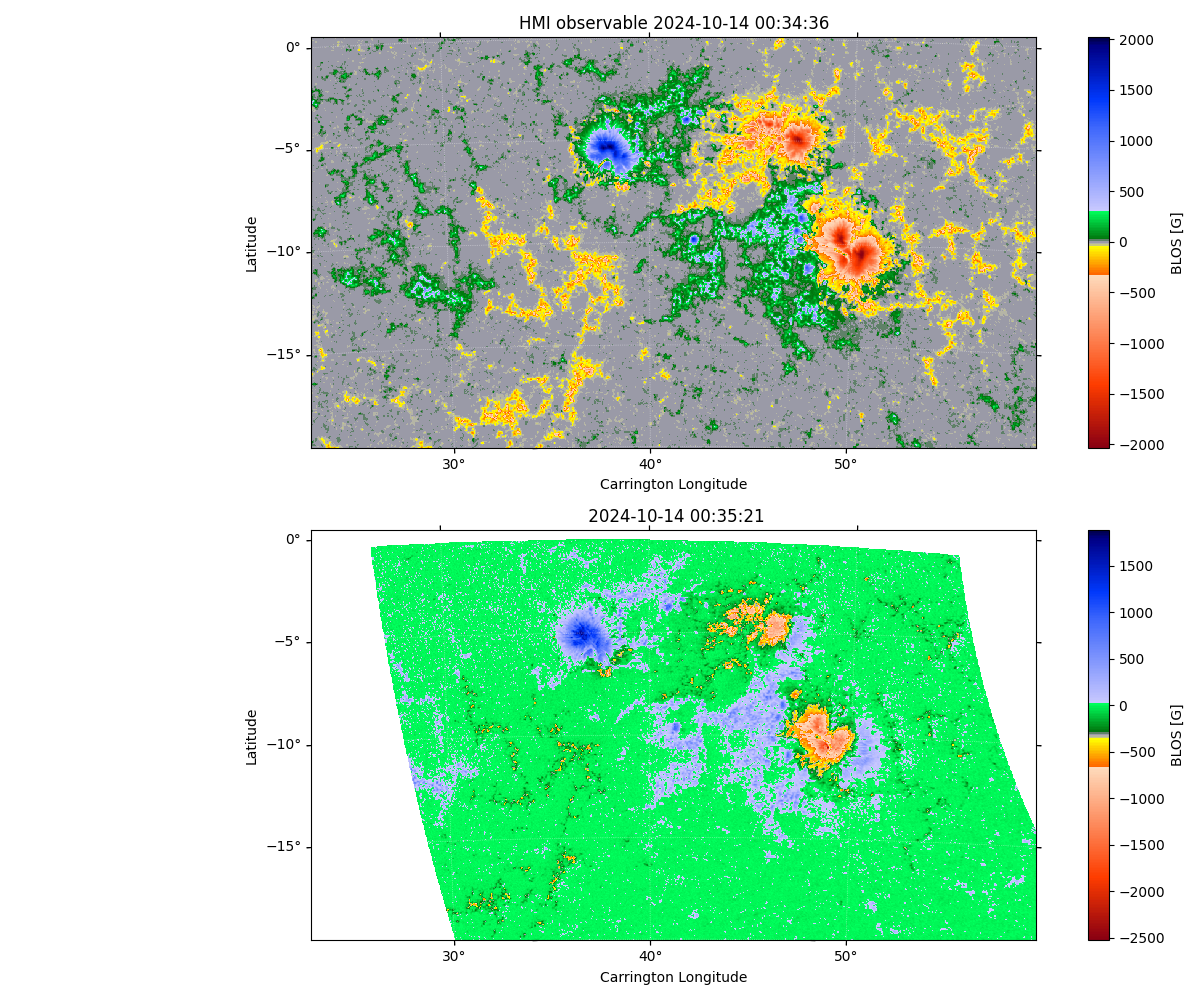 HMI observable 2024-10-14 00:34:36,  2024-10-14 00:35:21